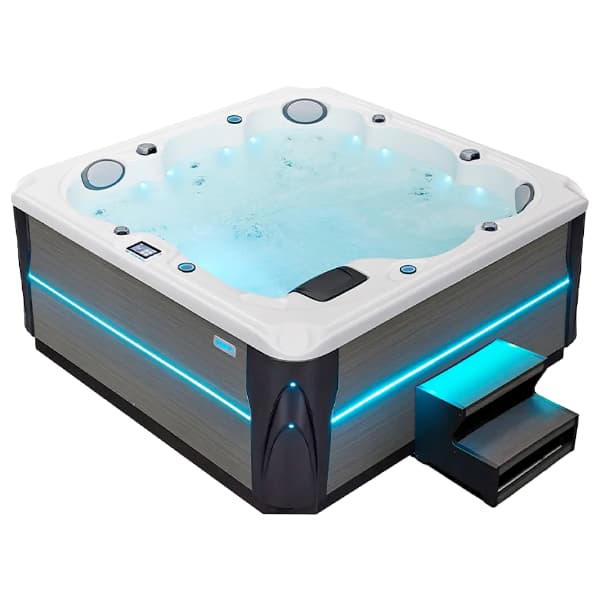 Гидромассажный спа-бассейн SP-012Pro Размер: 2160 х 2160 х 900 мм